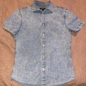 Express Men’s Short Sleeve Button Down
